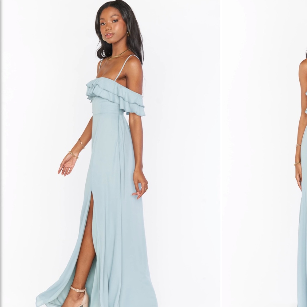 Show Me Your Mumu Silver Sage Crisp Emma Dress